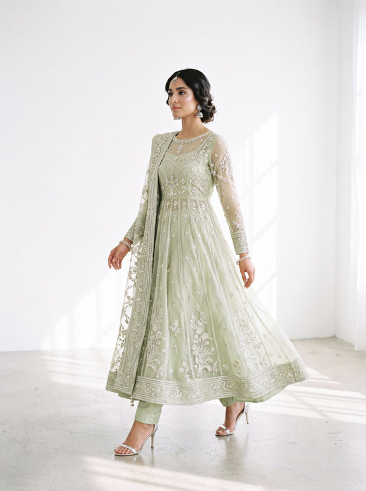 Three Piece Silk Fabric