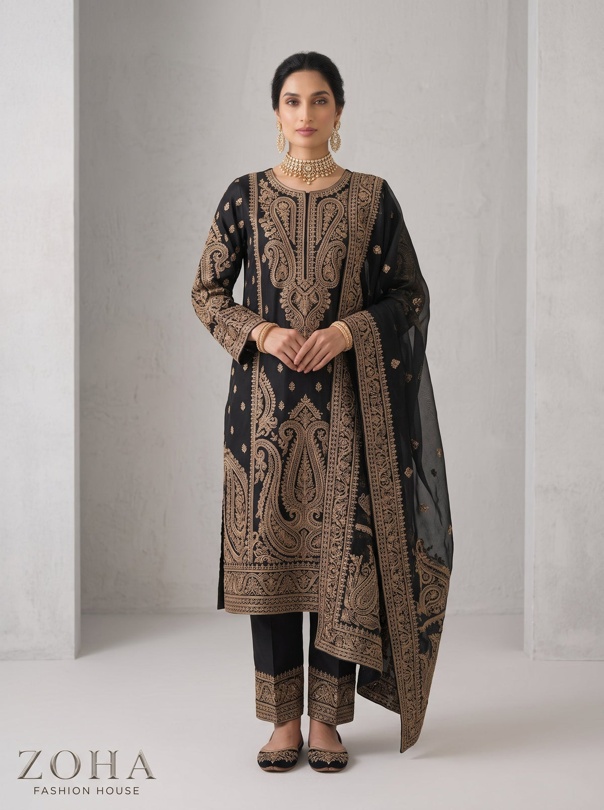 Three Piece Silk Fabric