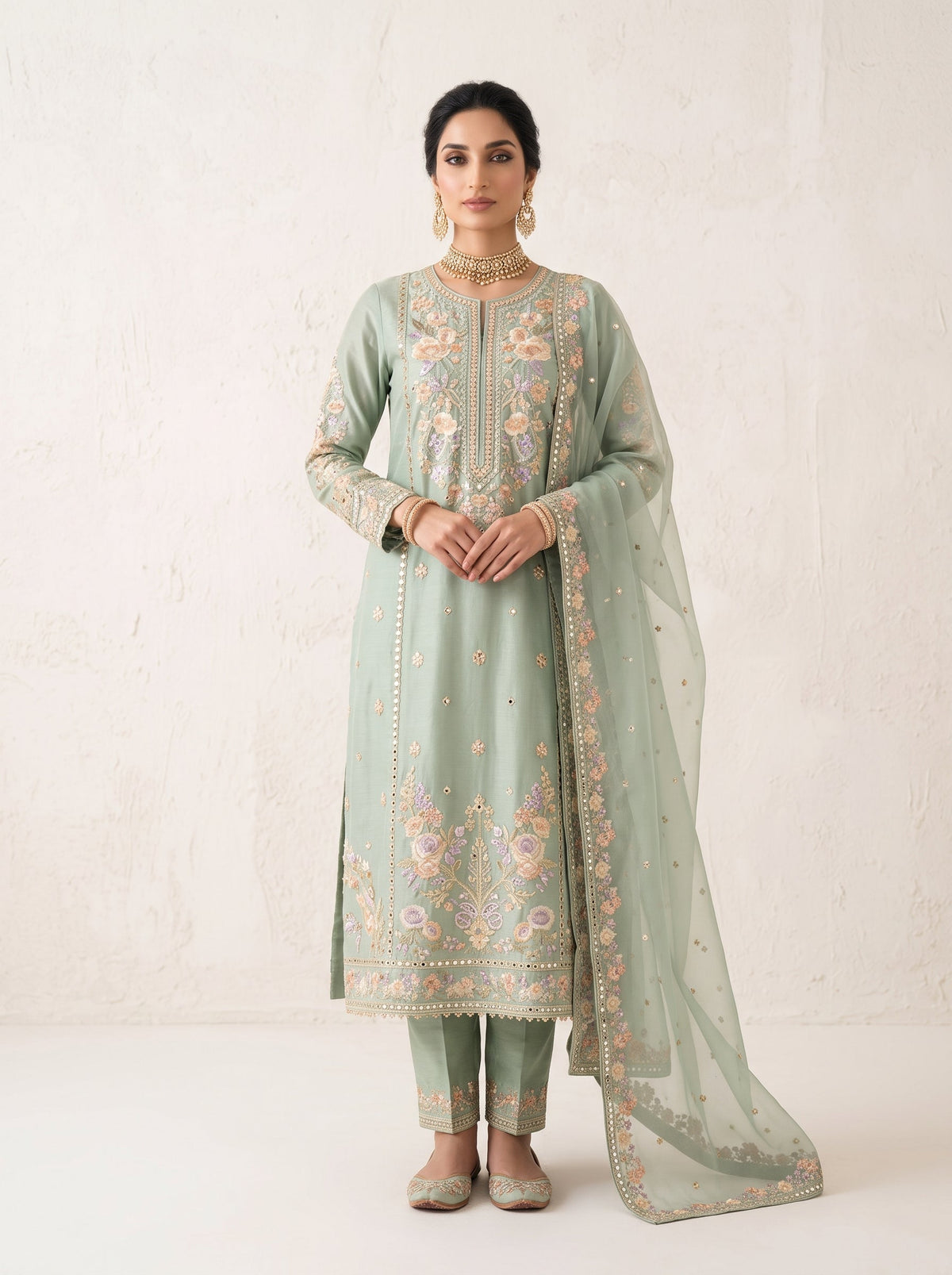 Muhammad collection three pc lawn maxi