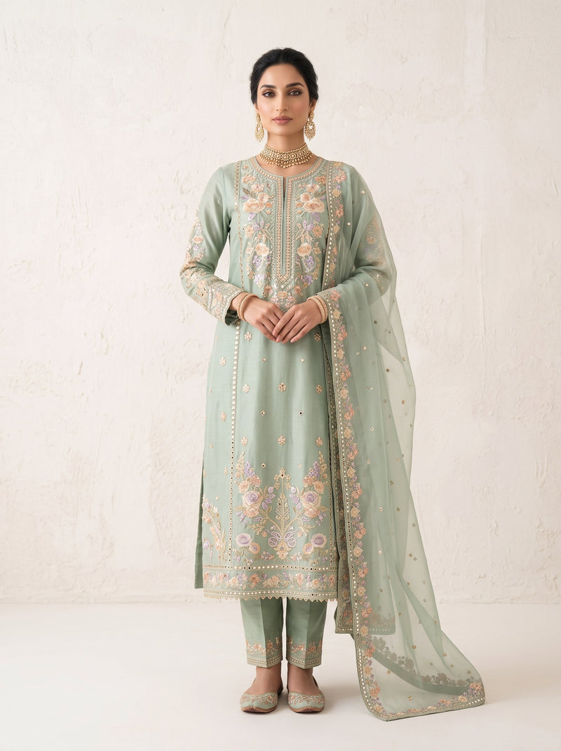 Muhammad collection three pc lawn maxi