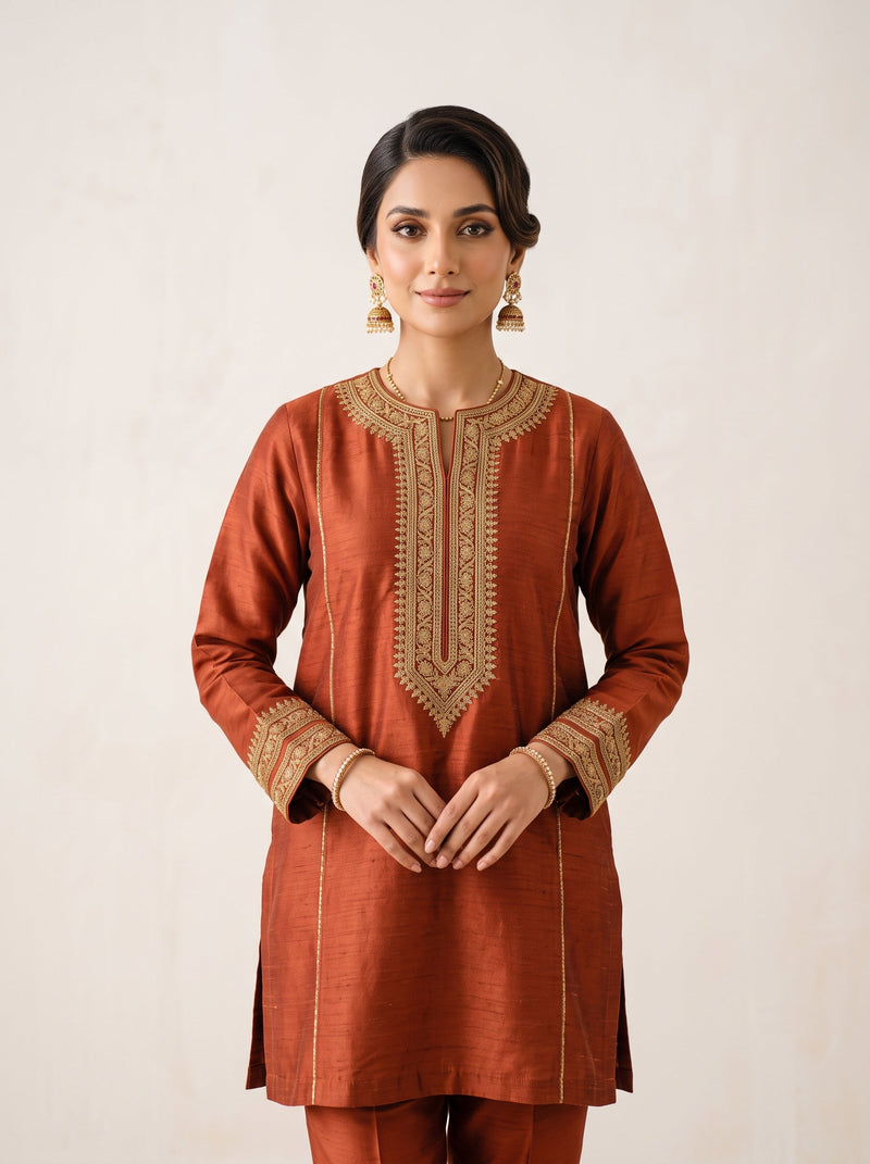 Muhammad collectionn three pc silk fully lined